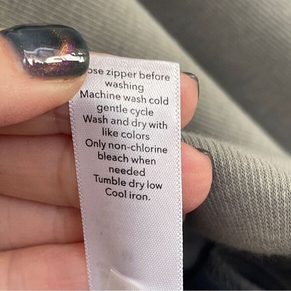 Athleta Cozy Karma Side Zip Funnel Neck  Sweatshirt Sz M Gently Loved - Picture 5 of 10